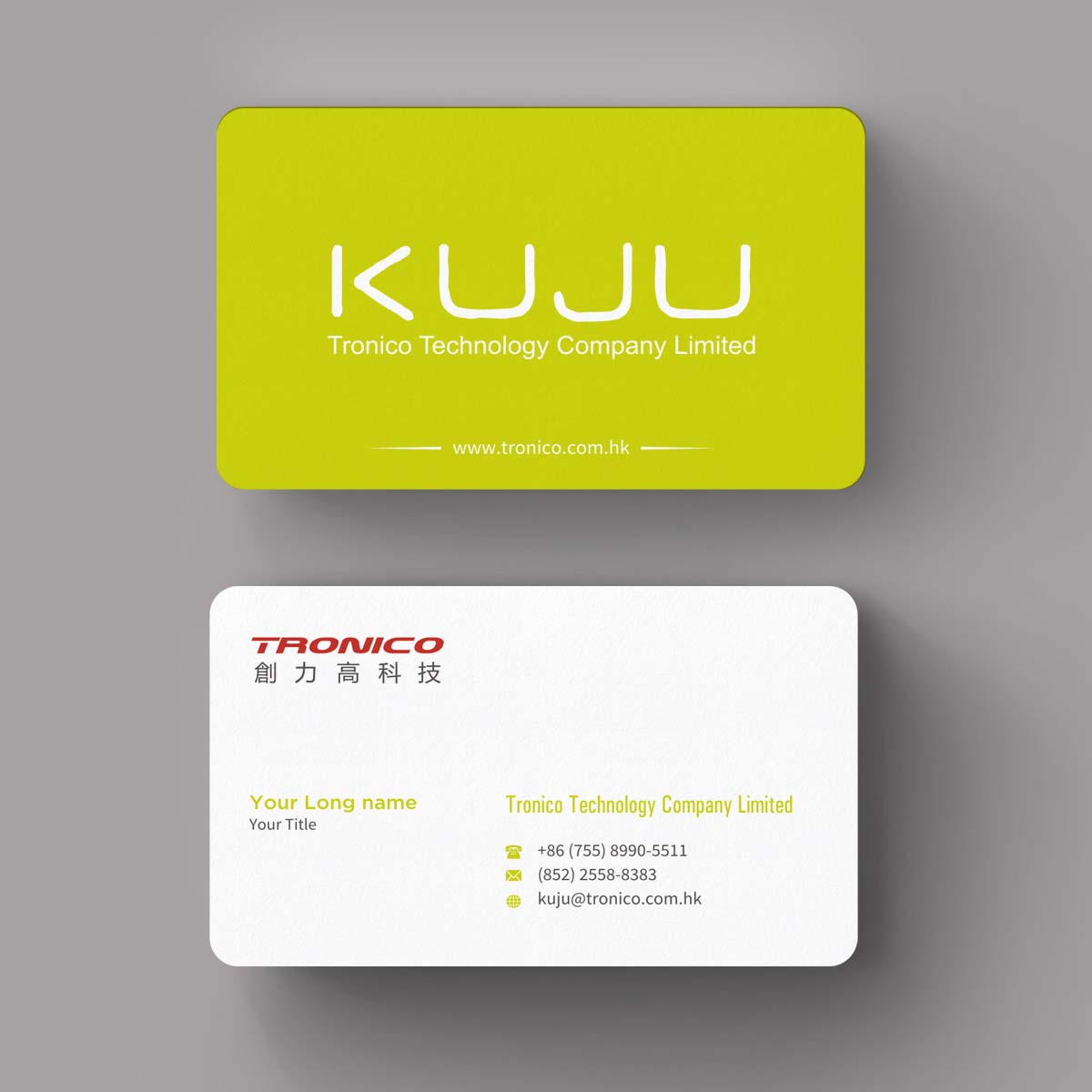 Business Card Design by INDIAN_Ashok for TRONICO TECHNOLOGY COMPANY LIMITED | Design #8519185