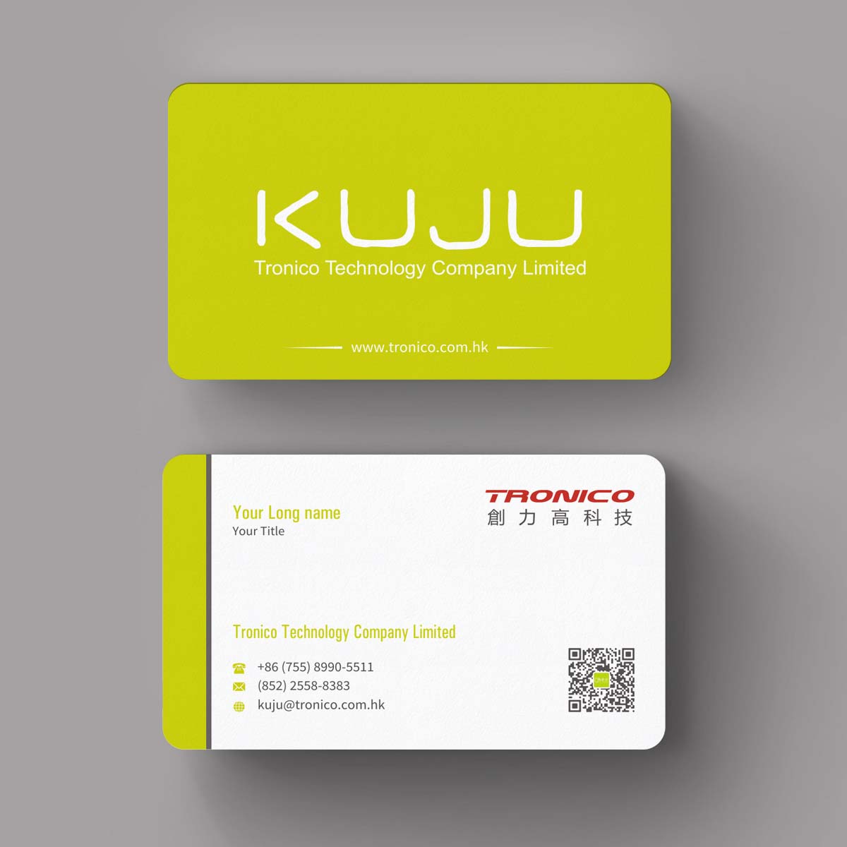 Business Card Design by INDIAN_Ashok for TRONICO TECHNOLOGY COMPANY LIMITED | Design #8519186