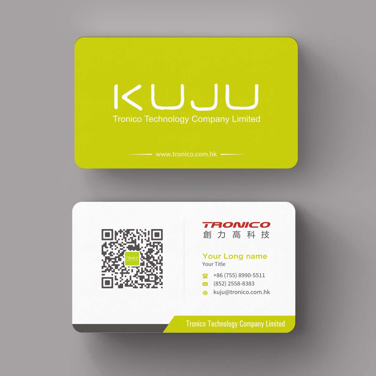 Business Card Design by INDIAN_Ashok for TRONICO TECHNOLOGY COMPANY LIMITED | Design #8519187