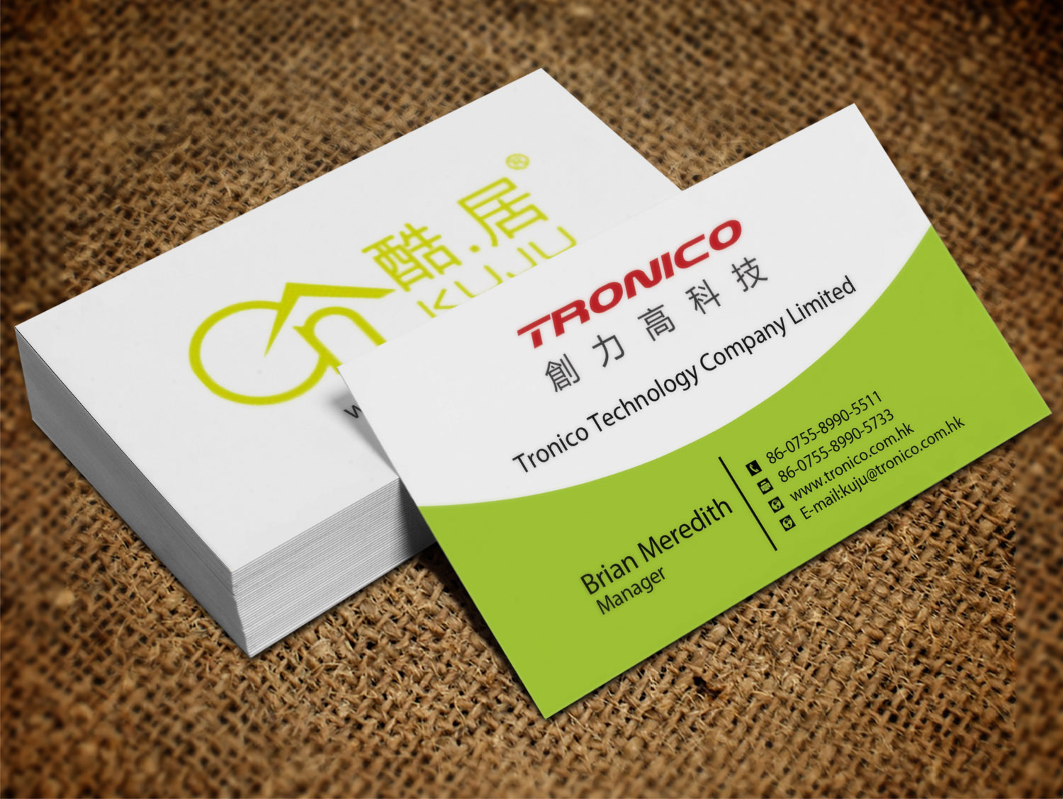 Business Card Design by Lanka Ama for TRONICO TECHNOLOGY COMPANY LIMITED | Design #8524282