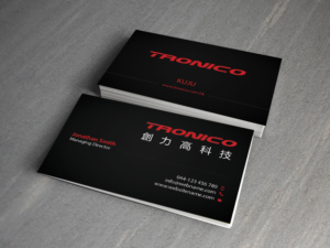 Business Card Design by Creations Box 2015 for TRONICO TECHNOLOGY COMPANY LIMITED | Design #8535029