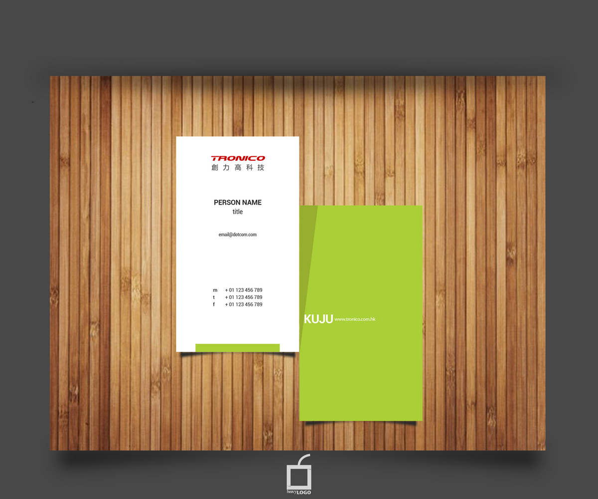 Diseño de Tarjeta de Presentación por heavylogo para TRONICO TECHNOLOGY COMPANY LIMITED | Diseño #8981386