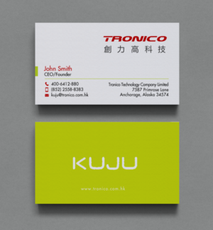 Business Card Design by chandrayaan.creative for TRONICO TECHNOLOGY COMPANY LIMITED | Design: #8767644