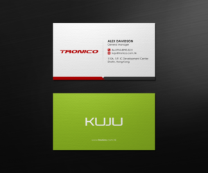 Business Card Design by logodentity for TRONICO TECHNOLOGY COMPANY LIMITED | Design: #8528984