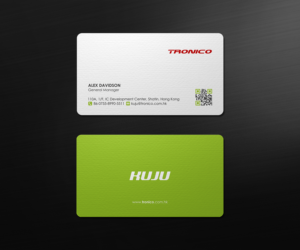 Business Card Design by logodentity for TRONICO TECHNOLOGY COMPANY LIMITED | Design: #8530590