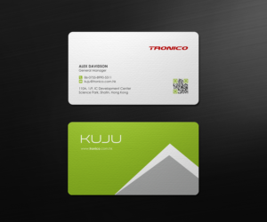 Business Card Design by logodentity for TRONICO TECHNOLOGY COMPANY LIMITED | Design: #8943020