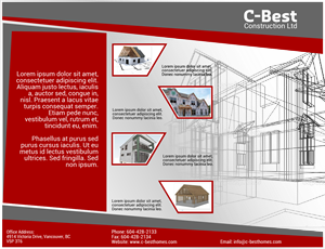 Broschüren-Design von Giovanni für C-Best Construction Ltd | Design: #2026893