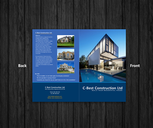 Broschüren-Design von FutureDesigne für C-Best Construction Ltd | Design: #2030770