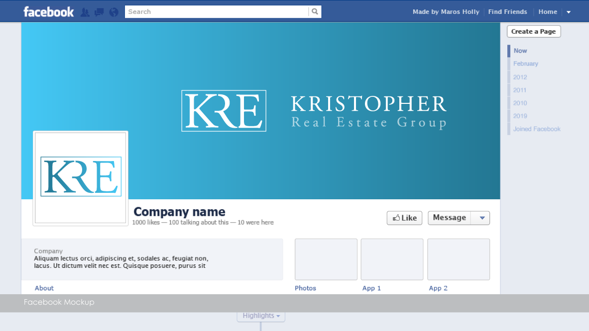 Logo Design by Alexander Leo for Kristopher Real Estate | Design #8536397