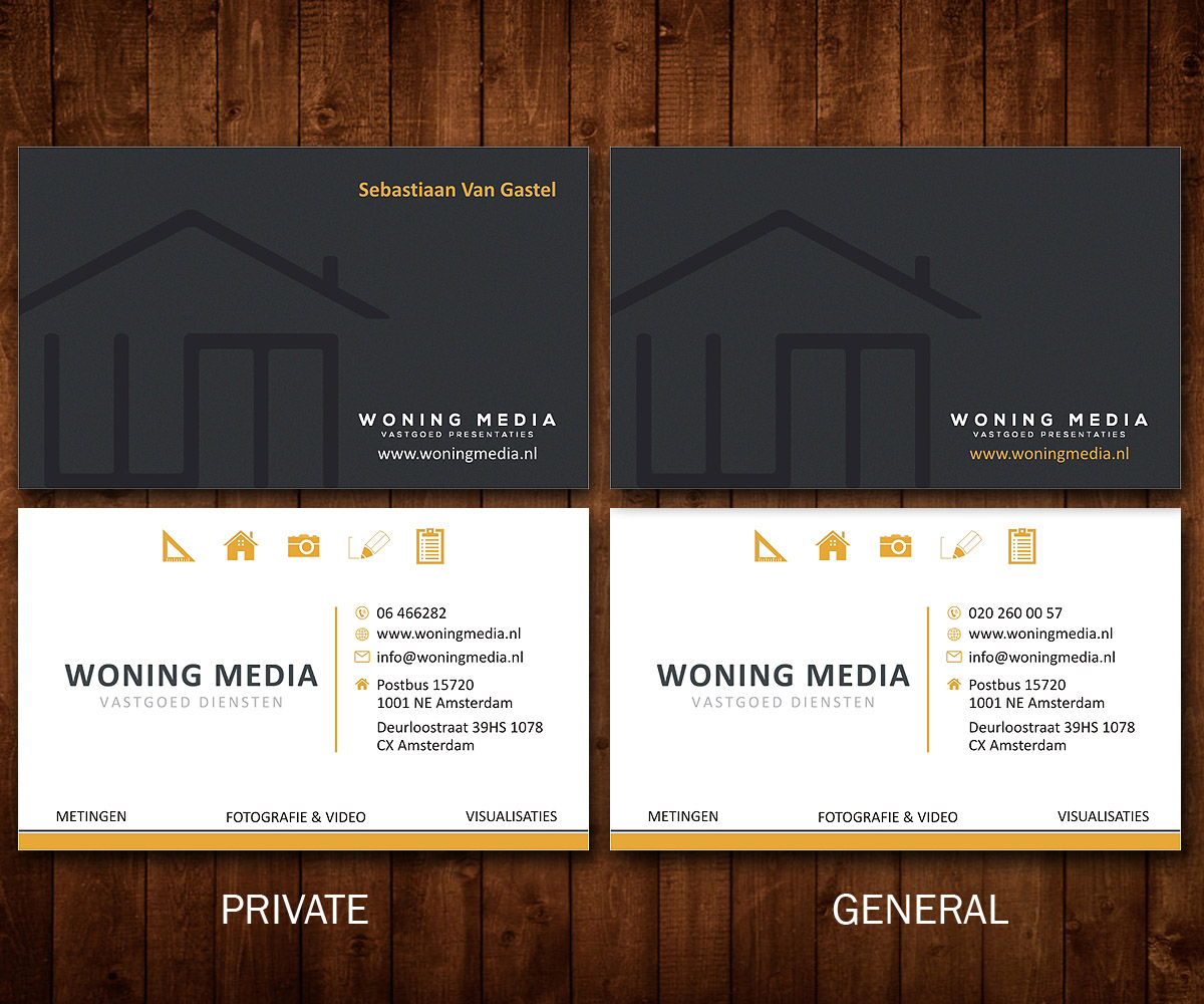 Business Card Design by Designers Hub for Woning Media | Design #8524921