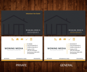 Business Card Design by Designers Hub for Woning Media | Design: #8524921