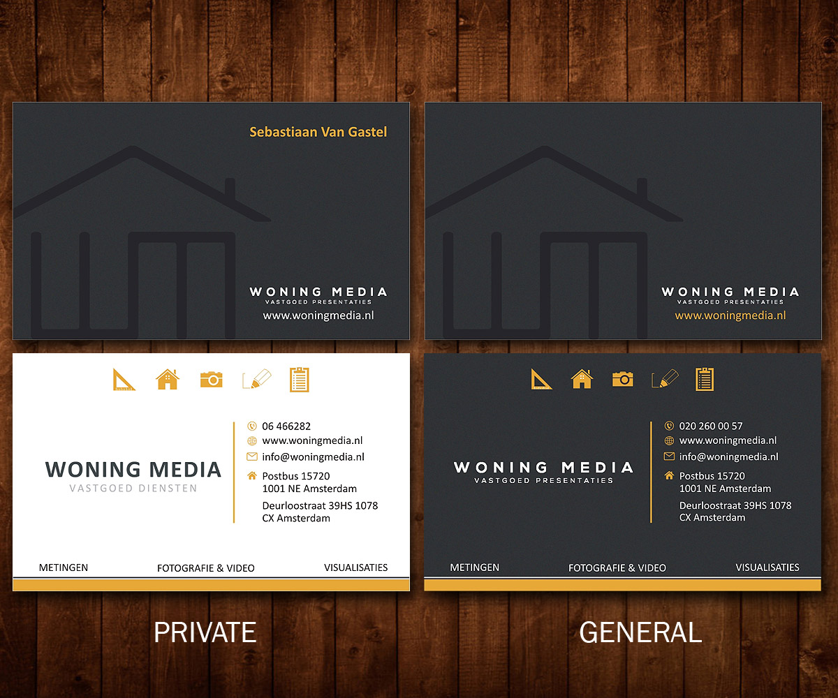 Business Card Design by Designers Hub for Woning Media | Design #8524925