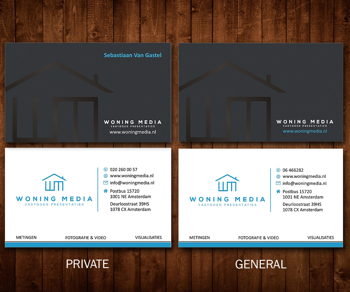 Business Card Design by Designers Hub for Woning Media | Design #8535585