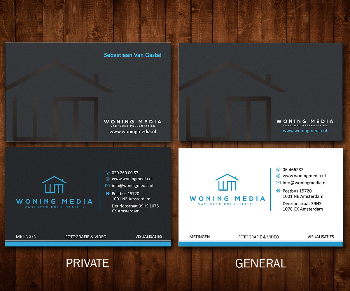 Business Card Design by Designers Hub for Woning Media | Design #8535597