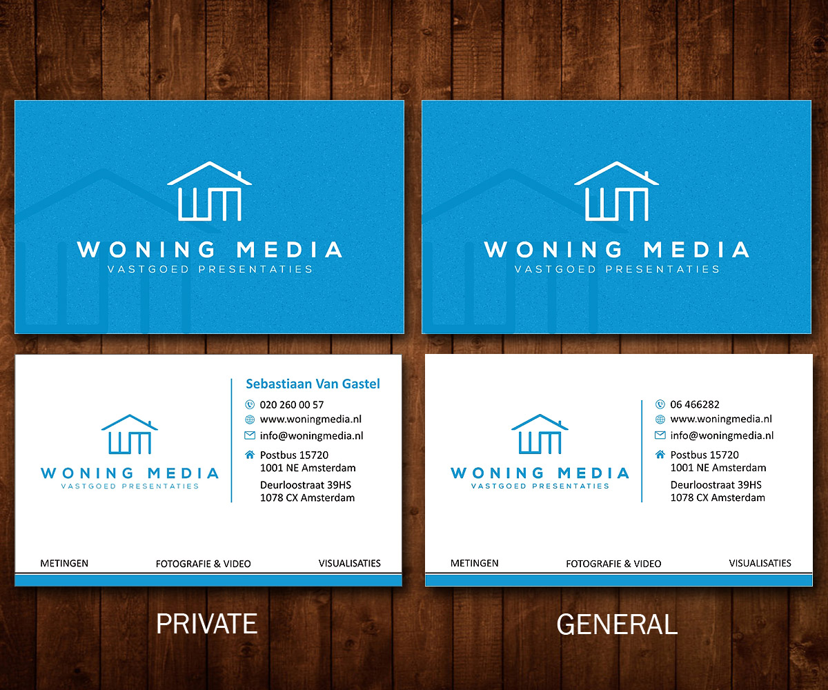 Business Card Design by Designers Hub for Woning Media | Design #8768259