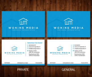 Business Card Design by Designers Hub for Woning Media | Design: #8768259
