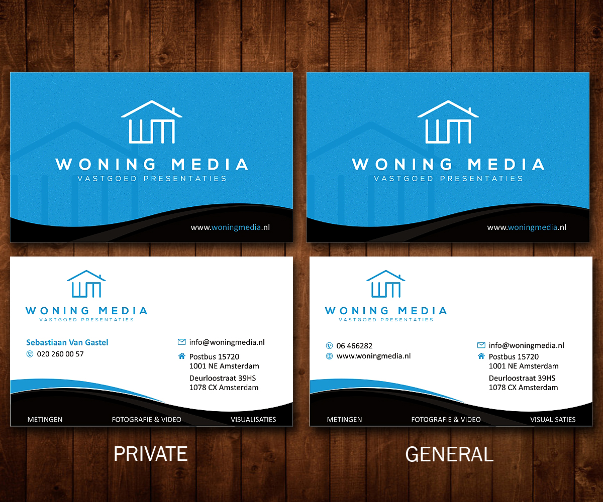 Business Card Design by Designers Hub for Woning Media | Design #9189243