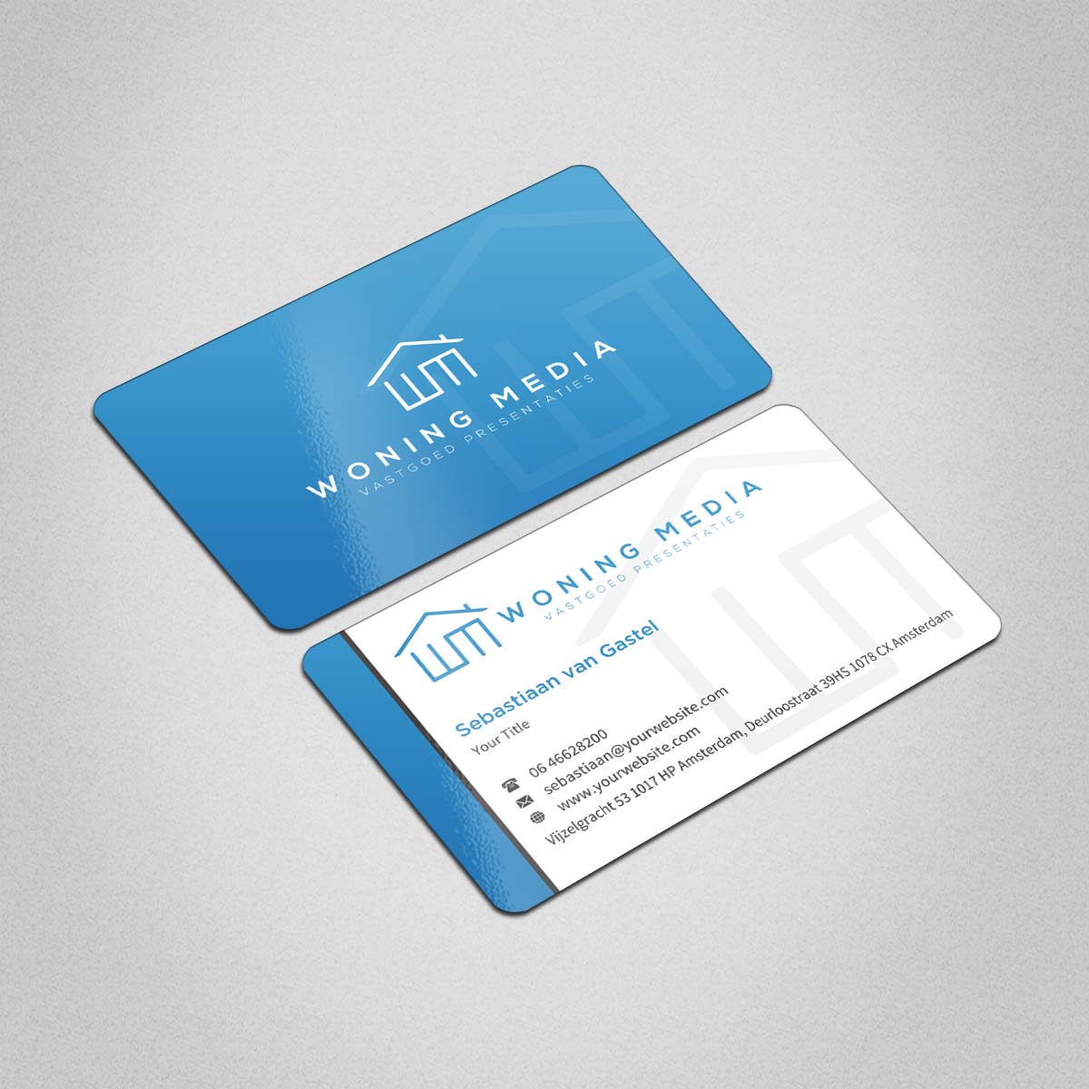 Business Card Design by INDIAN_Ashok for Woning Media | Design #8521146