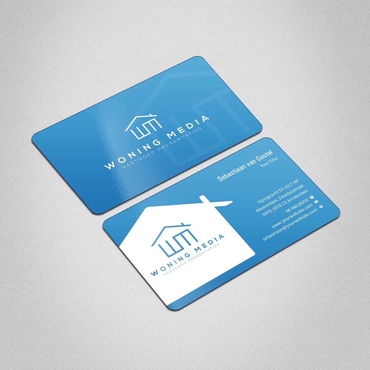 Business Card Design by INDIAN_Ashok for Woning Media | Design #8521148