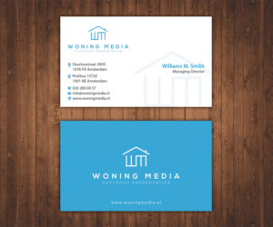Business Card Design by Stylez Designz for Woning Media | Design: #9228503