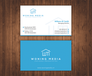Business Card Design by Stylez Designz for Woning Media | Design: #9228505