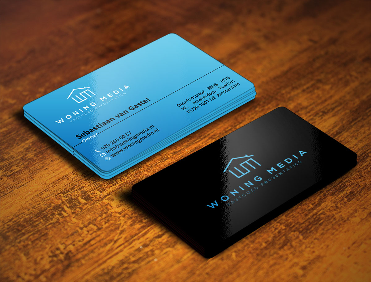 Visitenkarten-Design von Verified artistry für Woning Media | Design #8535948