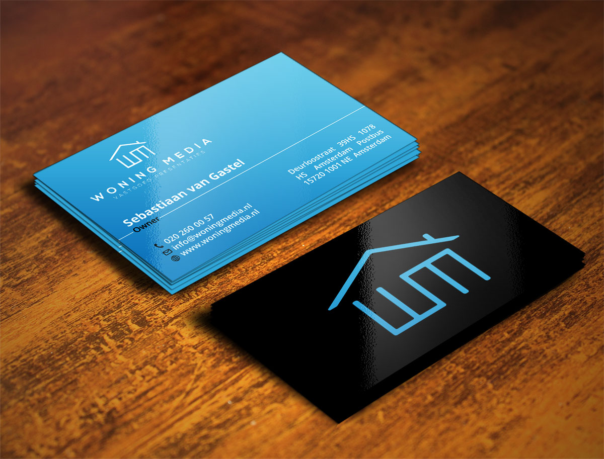 Visitenkarten-Design von Verified artistry für Woning Media | Design #8535949