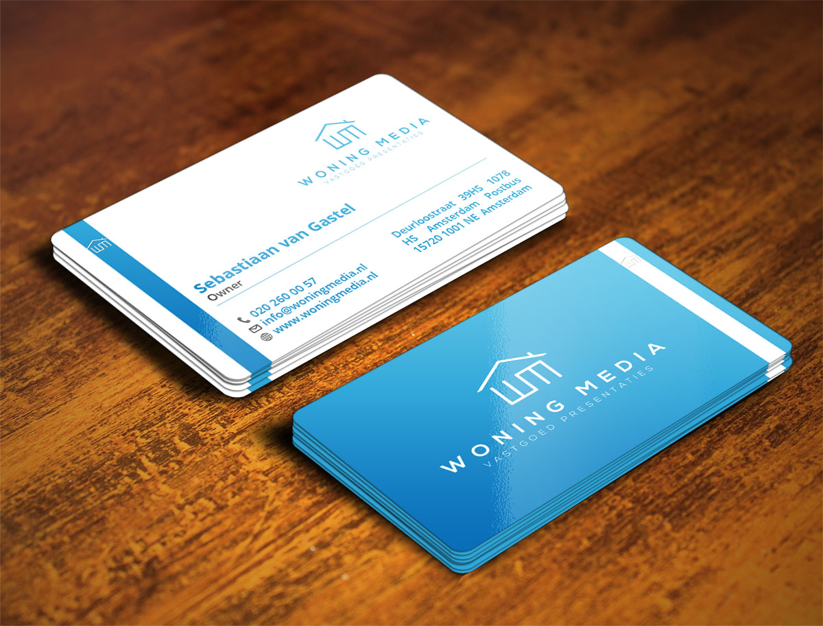 Visitenkarten-Design von Verified artistry für Woning Media | Design #8535951