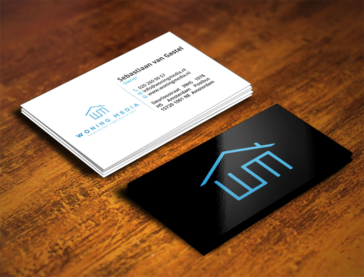 Visitenkarten-Design von Verified artistry für Woning Media | Design #8535958