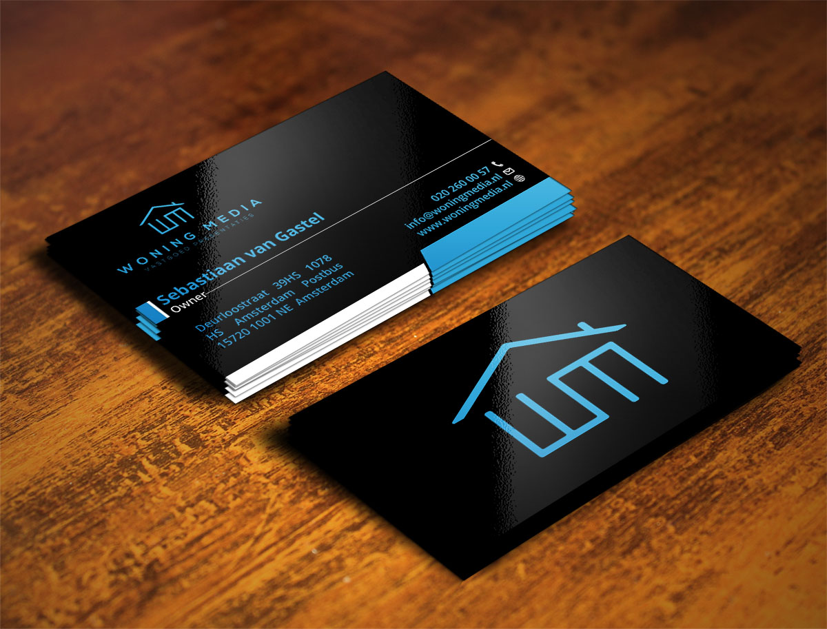 Business Card Design by Verified artistry for Woning Media | Design #8535963