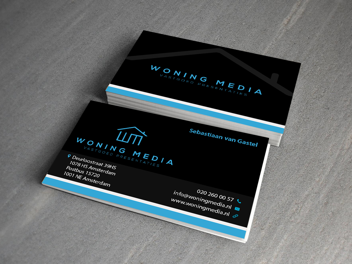 Visitenkarten-Design von Creations Box 2015 für Woning Media | Design #8765624