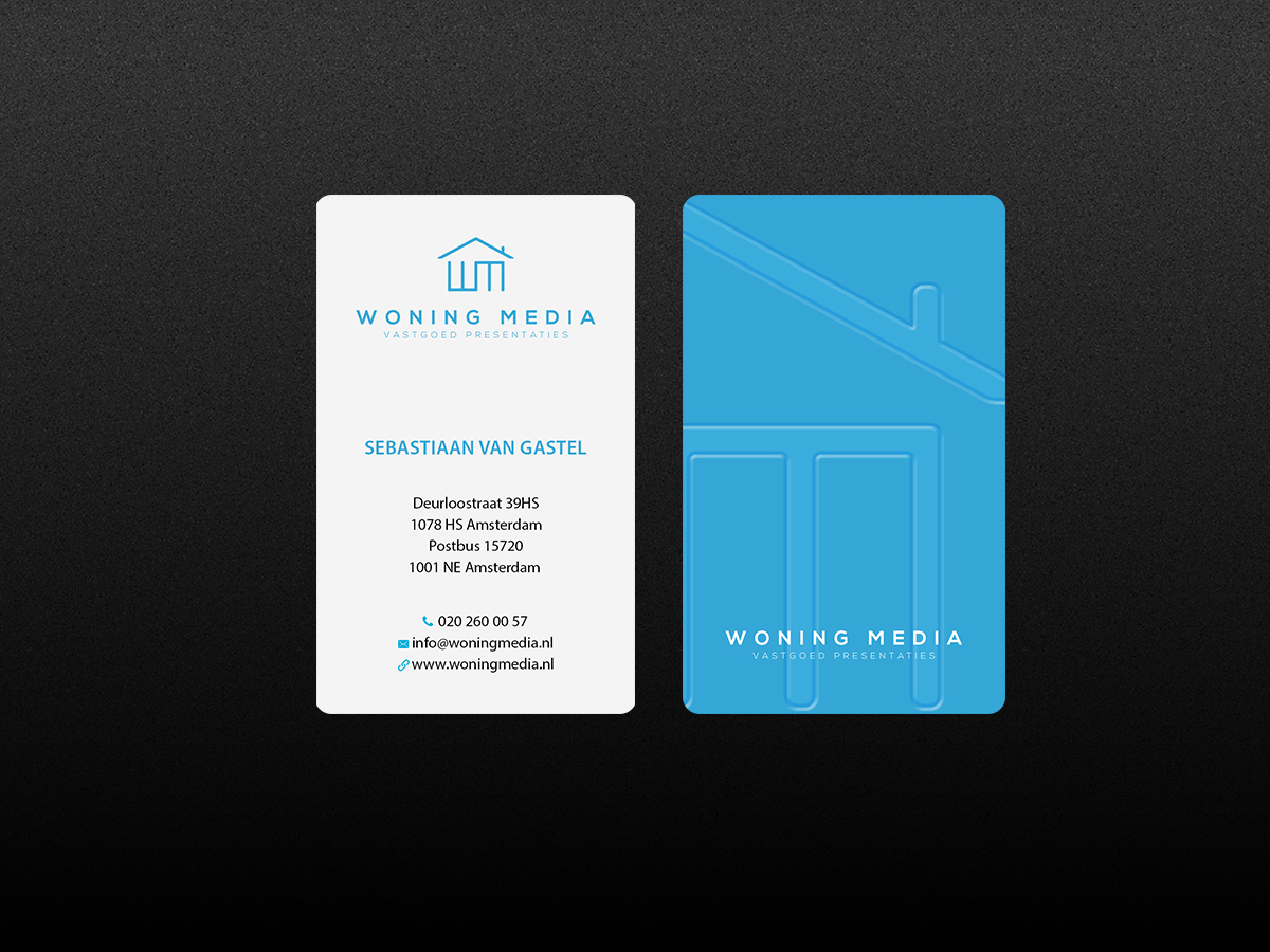 Business Card Design by Creations Box 2015 for Woning Media | Design #8765625