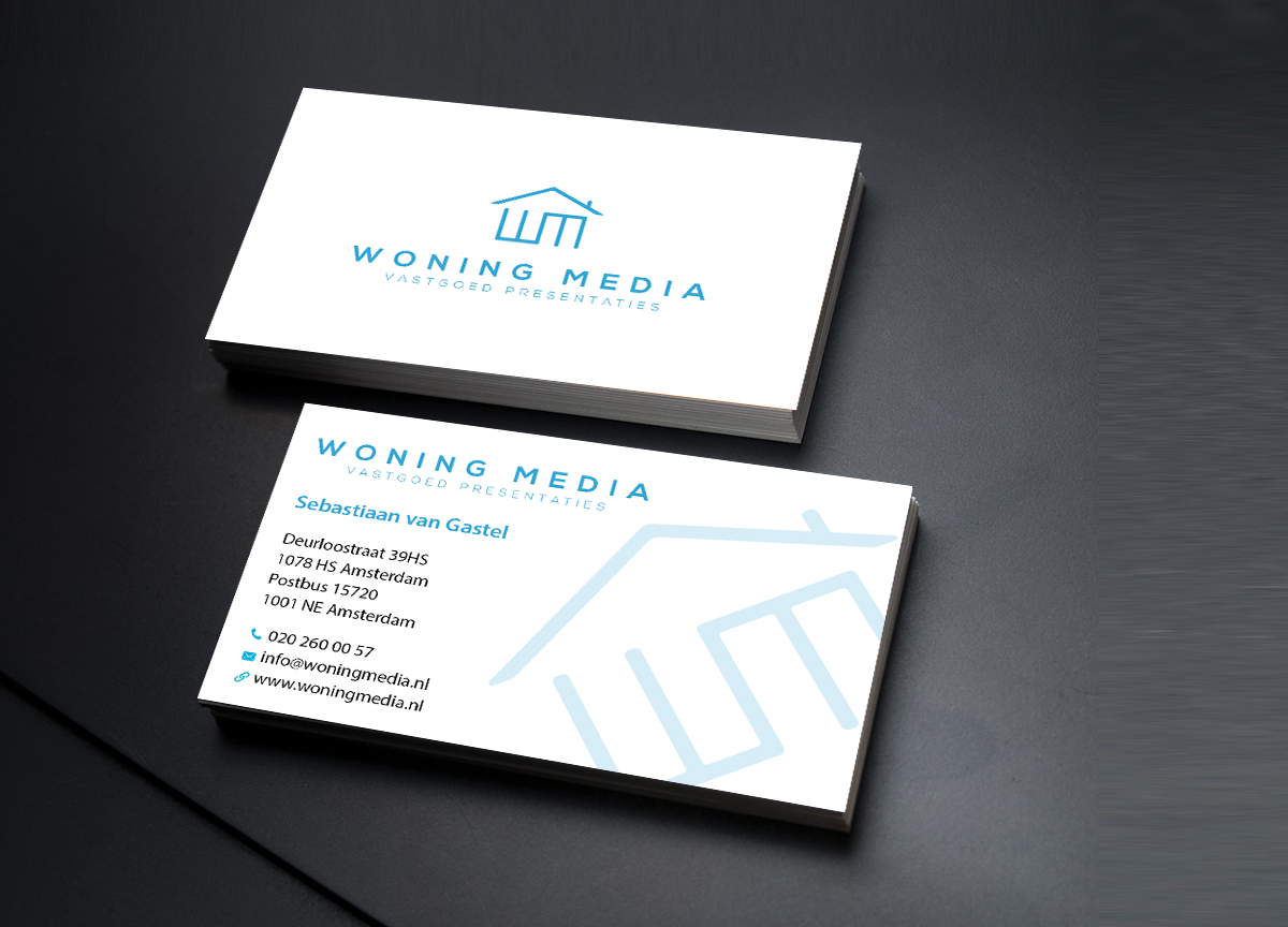 Business Card Design by Creations Box 2015 for Woning Media | Design #8765633