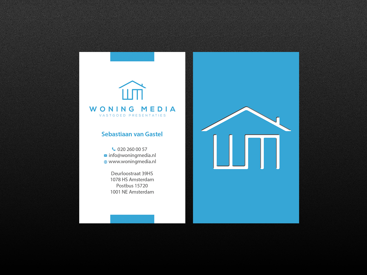 Business Card Design by Creations Box 2015 for Woning Media | Design #8765654