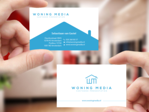 Business Card Design by Creations Box 2015 for Woning Media | Design: #8765656