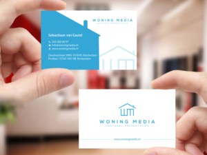 Business Card Design by Creations Box 2015 for Woning Media | Design: #8765657