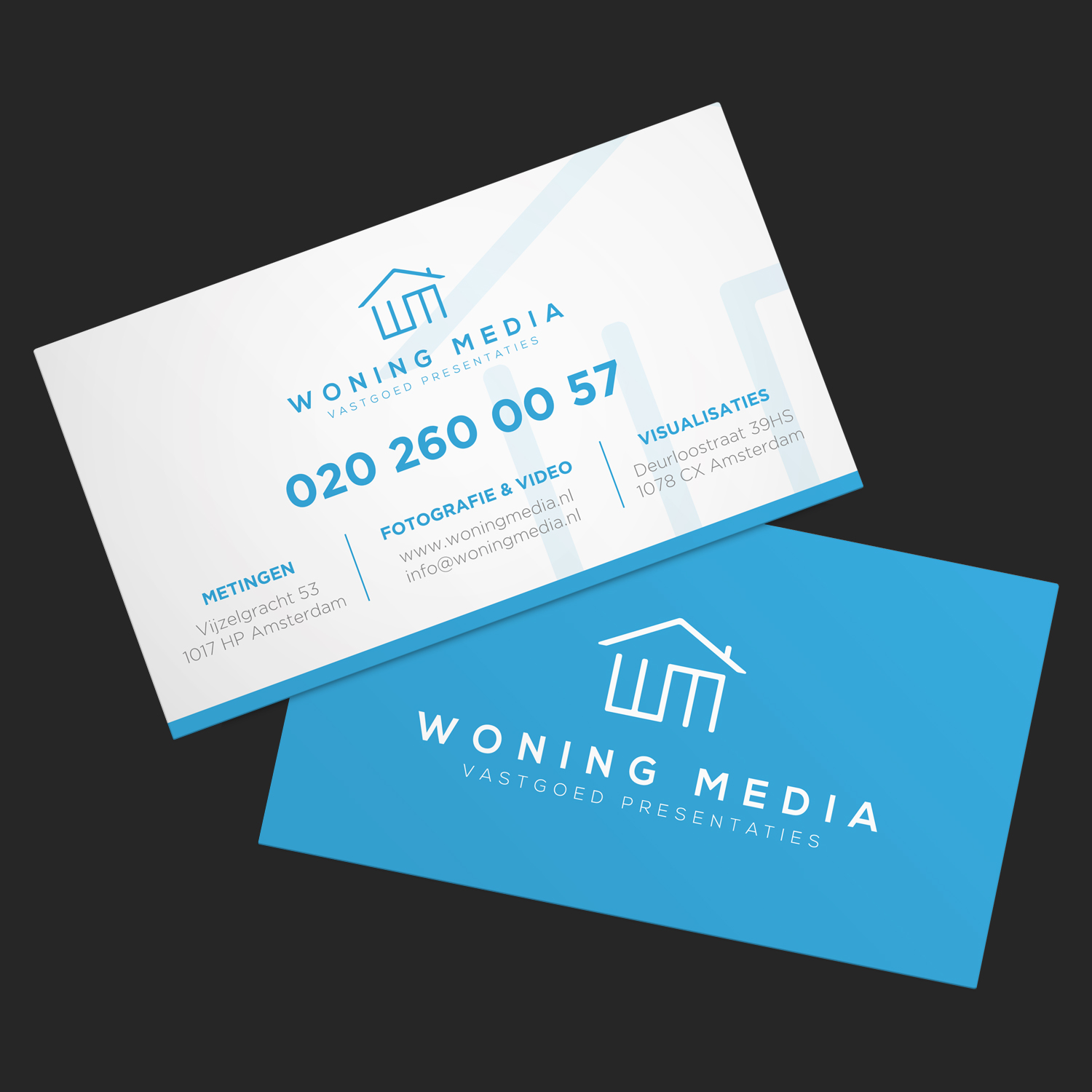 Business Card Design by Shradha for Woning Media | Design #8532392