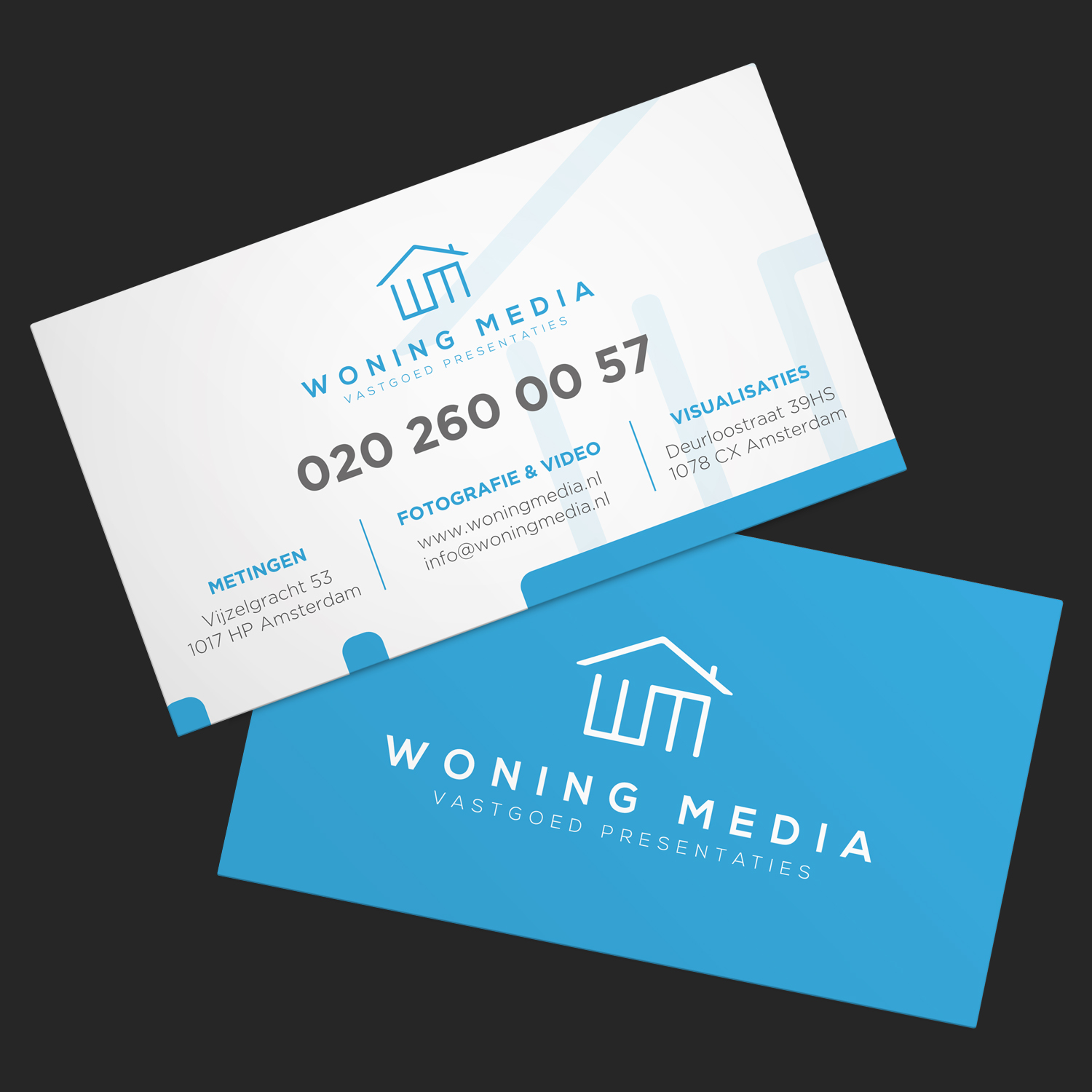 Business Card Design by Shradha for Woning Media | Design #8532393