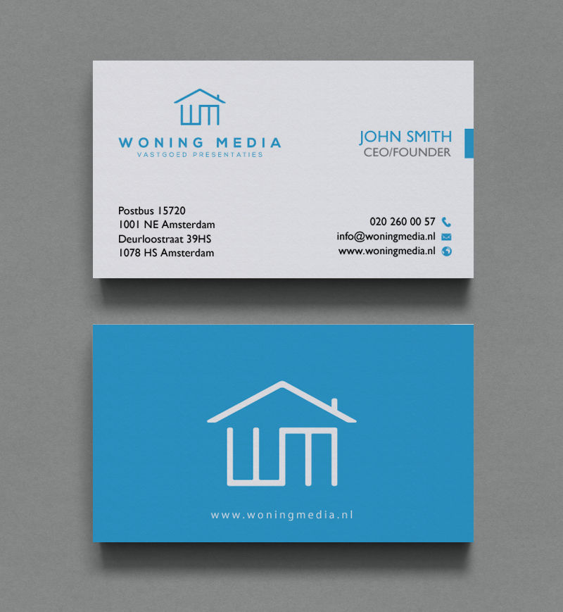 Business Card Design by chandrayaan.creative for Woning Media | Design #8534777