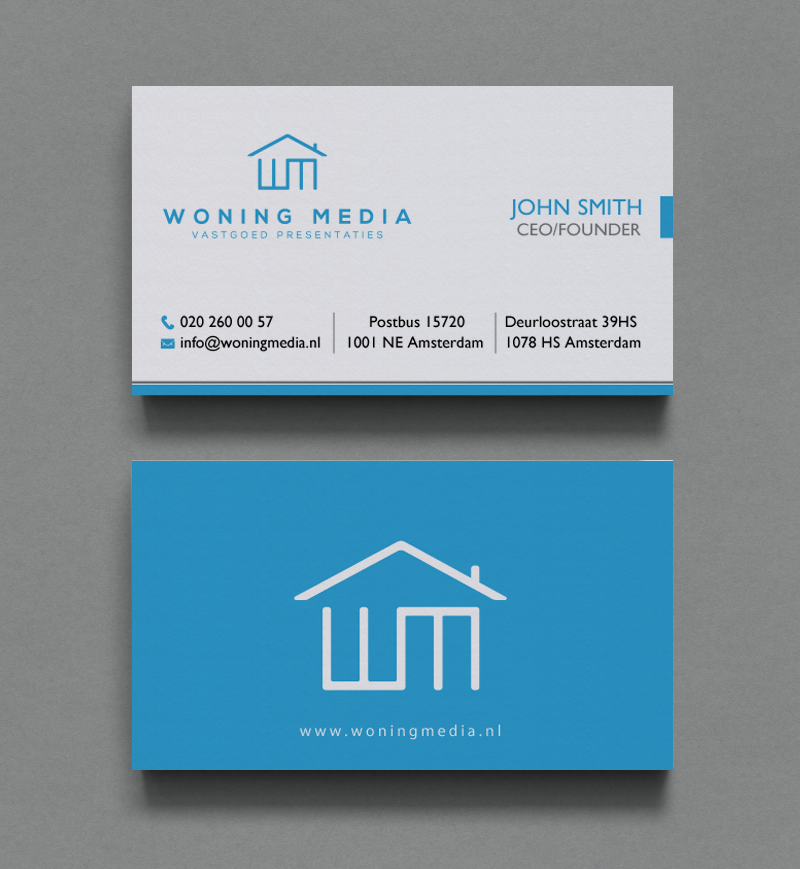 Business Card Design by chandrayaan.creative for Woning Media | Design #8534779