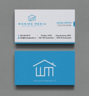 Business Card Design by chandrayaan.creative for Woning Media | Design: #8534779