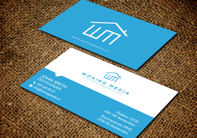 Business Card Design by chandrayaan.creative for Woning Media | Design #8534780