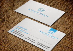 Business Card Design by chandrayaan.creative for Woning Media | Design: #8534782