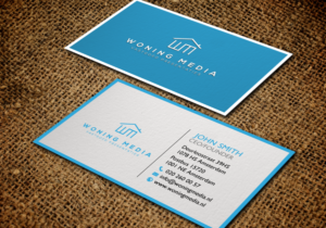 Business Card Design by chandrayaan.creative for Woning Media | Design: #8534784