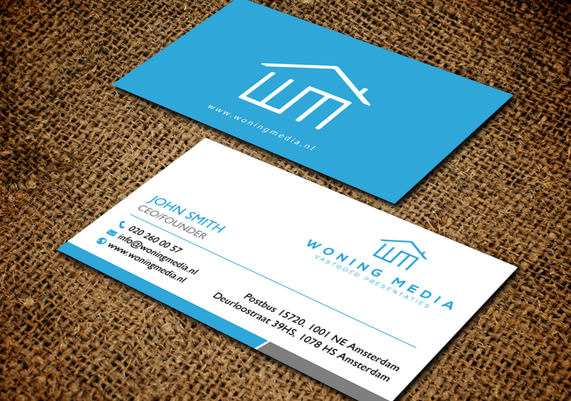 Business Card Design by chandrayaan.creative for Woning Media | Design #8534787