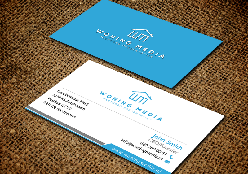 Business Card Design by chandrayaan.creative for Woning Media | Design #8534788