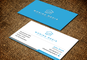Business Card Design by chandrayaan.creative for Woning Media | Design: #8534788