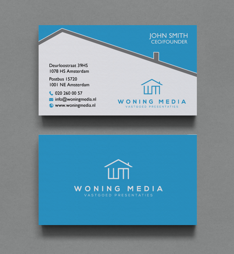 Business Card Design by chandrayaan.creative for Woning Media | Design #8767440