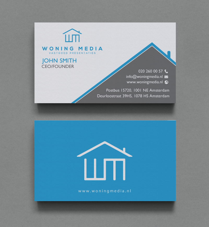 Business Card Design by chandrayaan.creative for Woning Media | Design #8767442