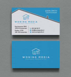 Business Card Design by chandrayaan.creative for Woning Media | Design: #8767457